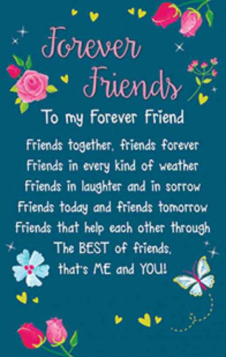Picture of KEEPSAKE WALLET FOREVER FRIENDS CARD
